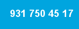 931 750 45 17